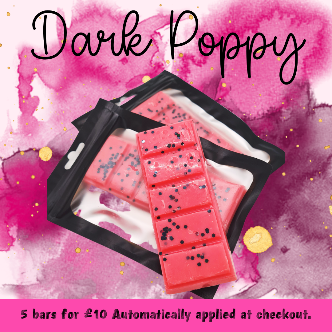 Dark Poppy Dupe Wax Melt - Snap Bar