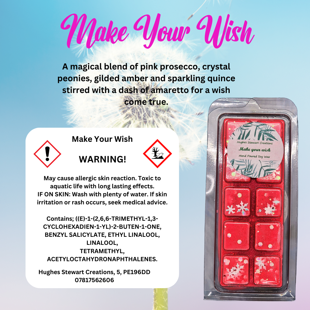 Make Your Wish Wax Melt - BBW Dupe Snap Bar