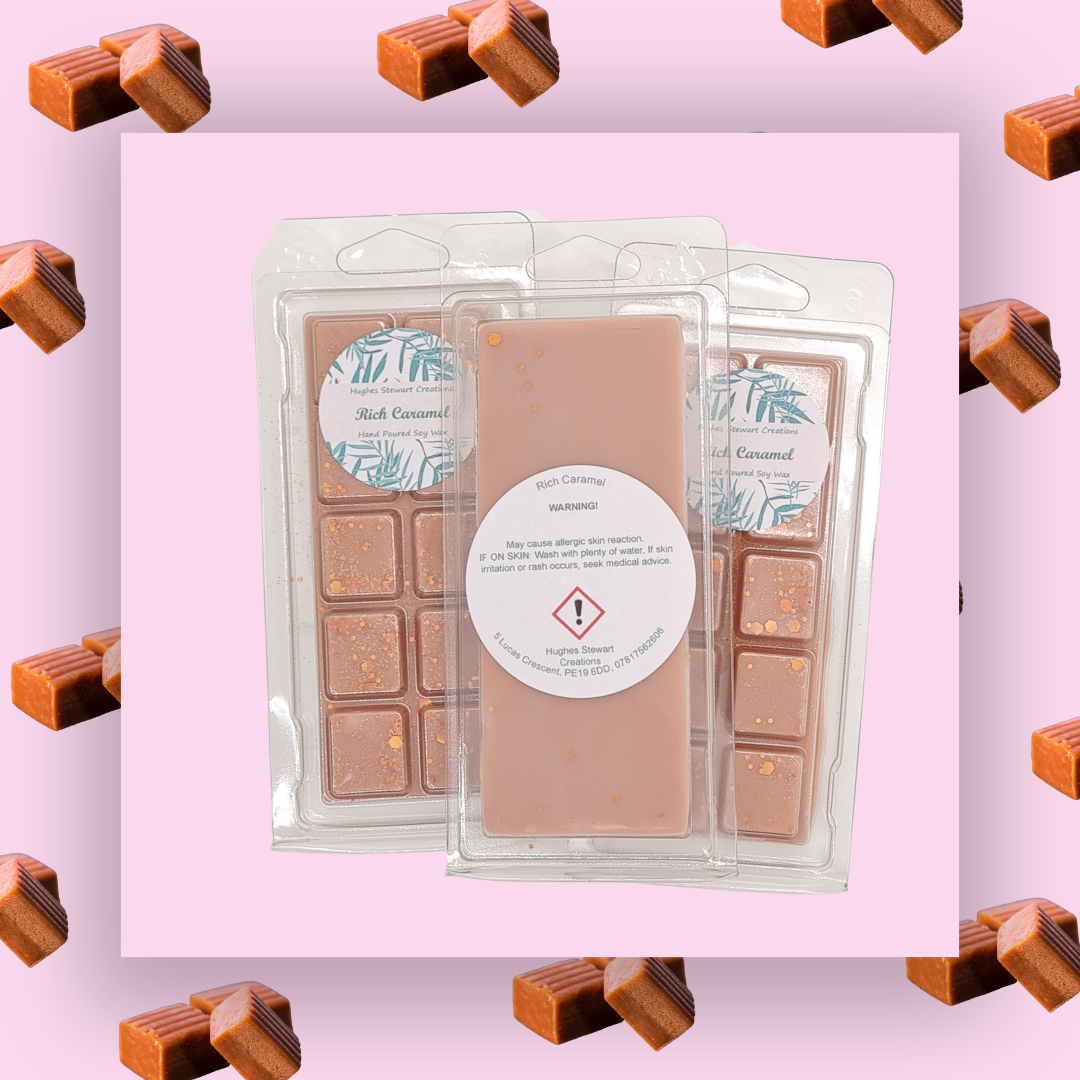 Rich Caramel Wax Melts- Snap Bar